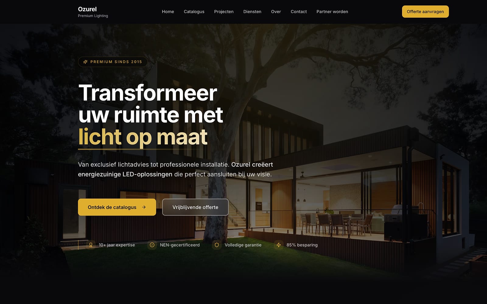 Ozurel — Premium UI/UX Website showcase